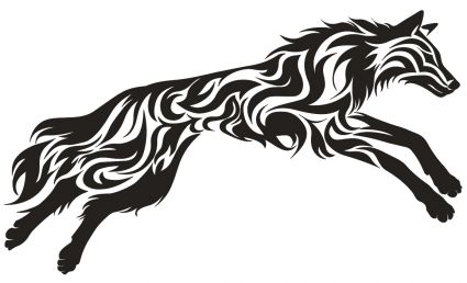 Tribal Wolf Pics Tattoo